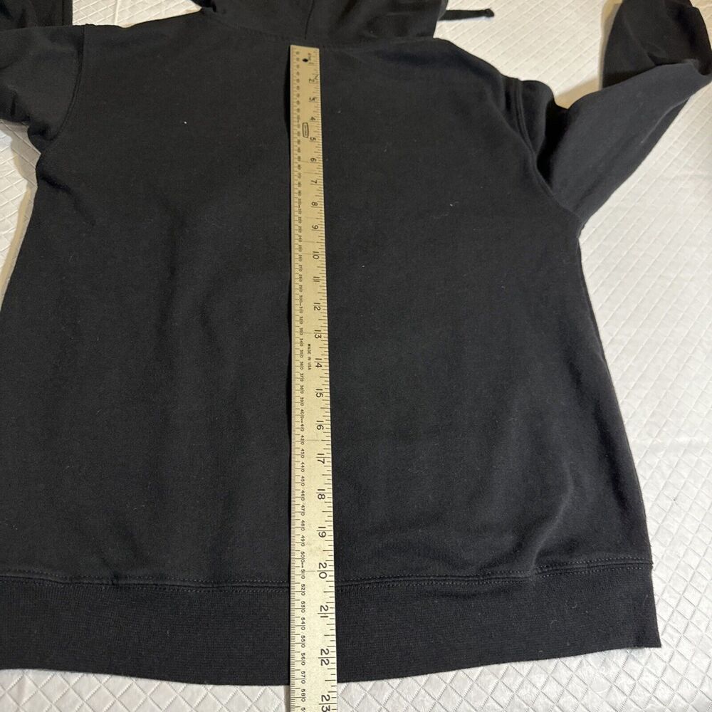 Disney Mickey Mouse The One & Only Logo Women’s Unisex S Black Pullover Hoodie - Picture 6 of 8